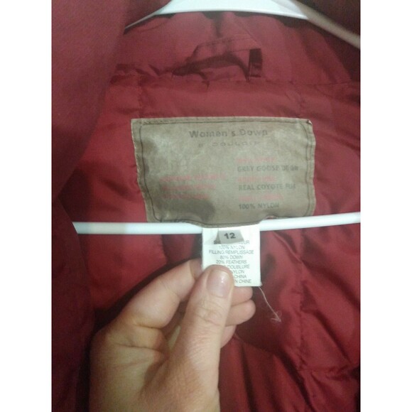 Vintage Couloir Grey Jacket Women's 12 Goose Down 78609 Ladies Puffer Coat - Picture 4 of 6